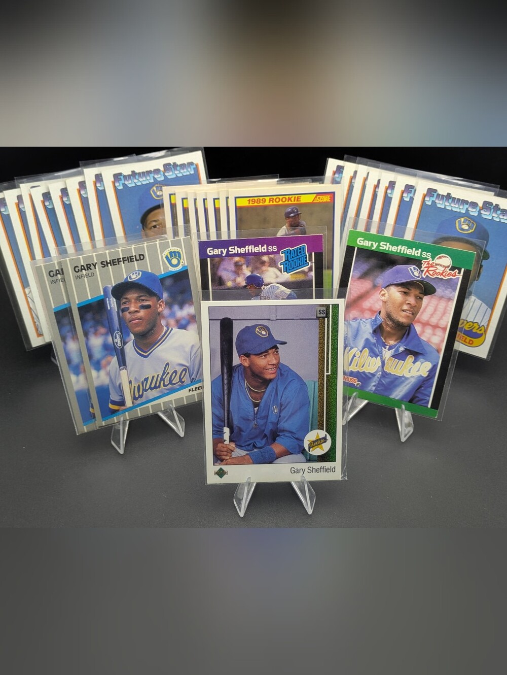 1989 Fleer Score Topps Donruss Upper Deck Gary Sheffield All Rookie Lot (27) RC
